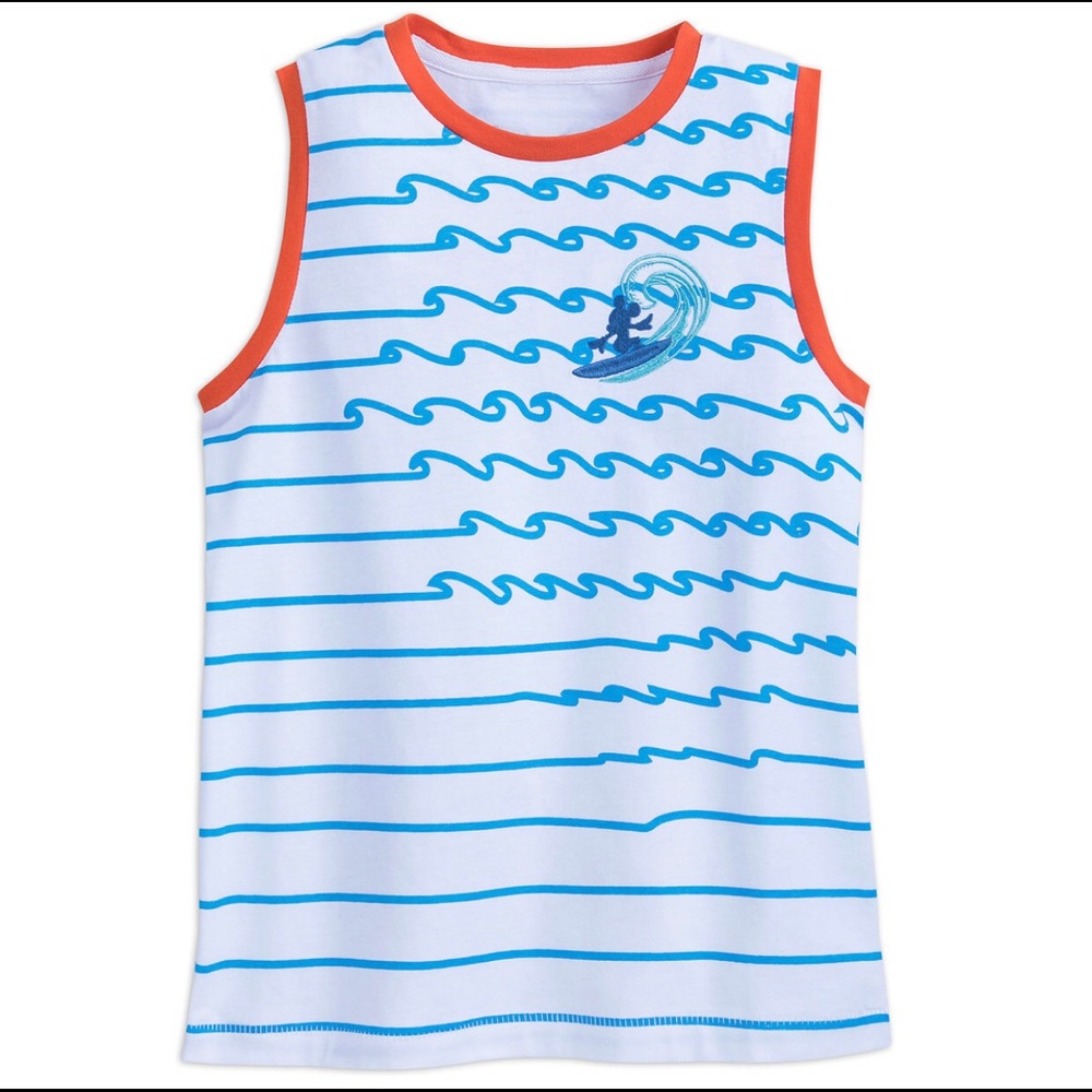 Disney Boys - Surf Mickey Mouse Ringer Tank Top